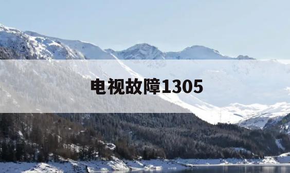 电视故障1305(电视故障代码1303)